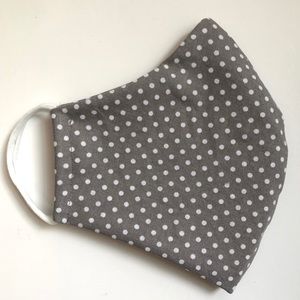 25% OFF 2/More Grey Dot Face Mask OSFM Cotton
